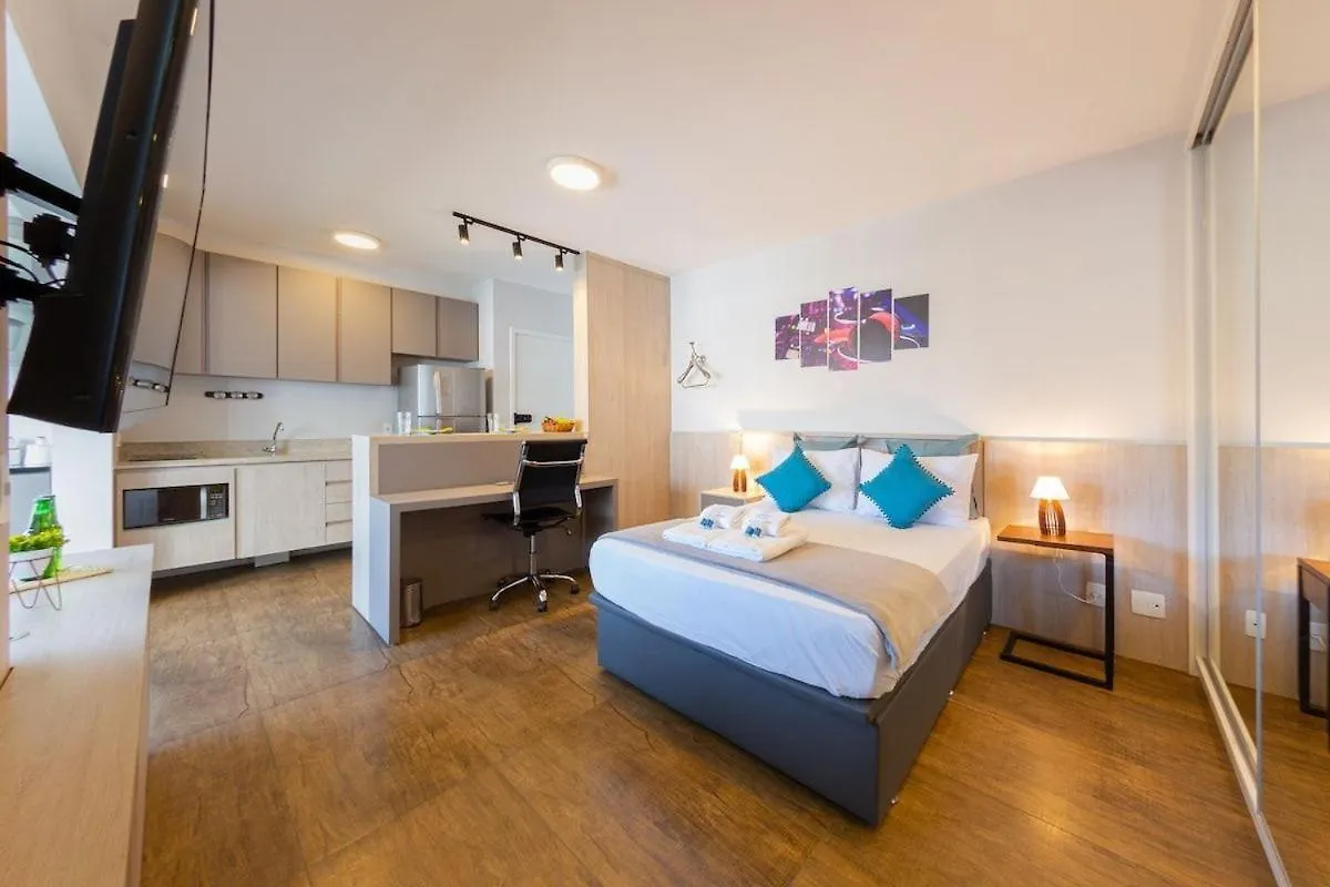 Easy Star - Espacoso Studio Ao Lado Do Aeroporto Congonhas - Hh01H Sao Paulo Apartment